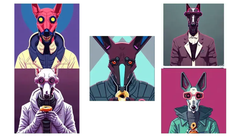Generated images of Yeye
