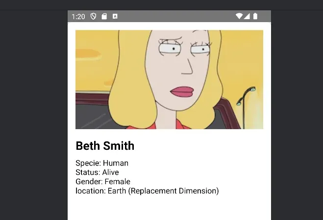 Android Rick and Morty API Playground